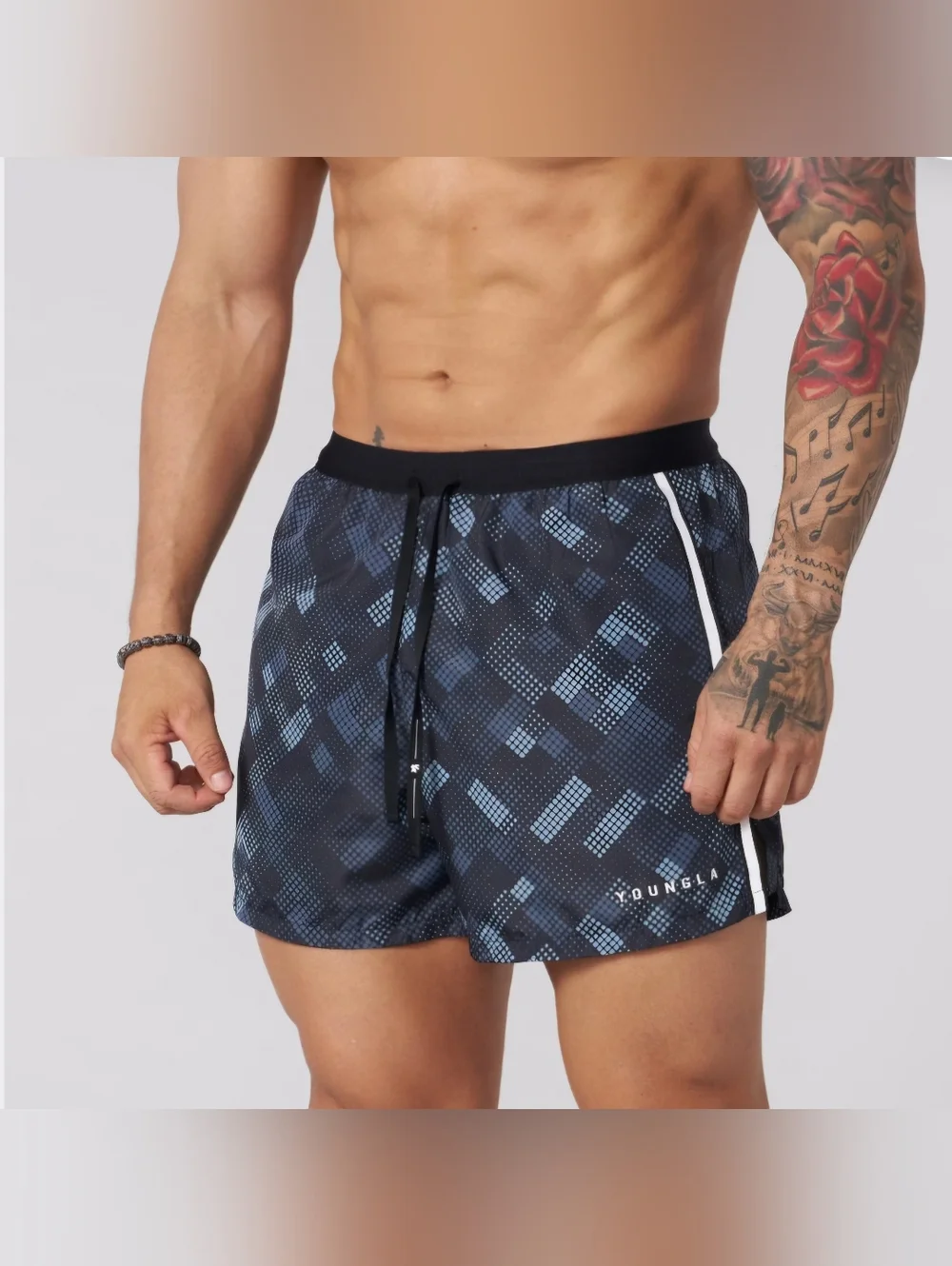 YoungLA Men's 1051 - Ultra Running Shorts